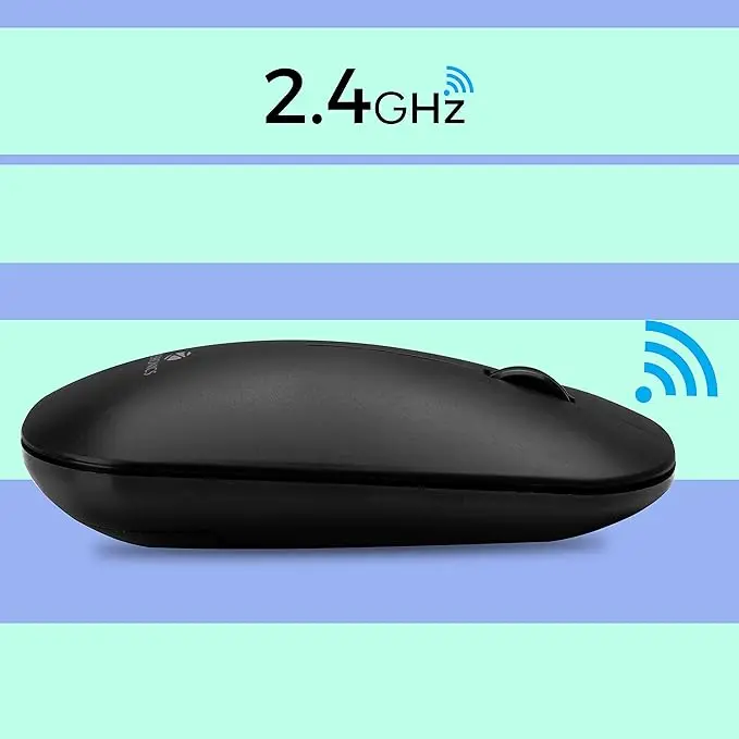 Zebronics-Zeb Dazzle Wireless Optical Mouse with Nano Receiver (Black)